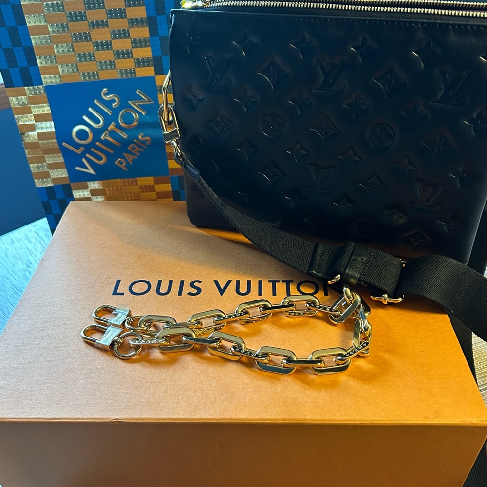 Pristine NEW Louis Vuitton Monogram Coussin PM Shoulder Bag box, gift bag